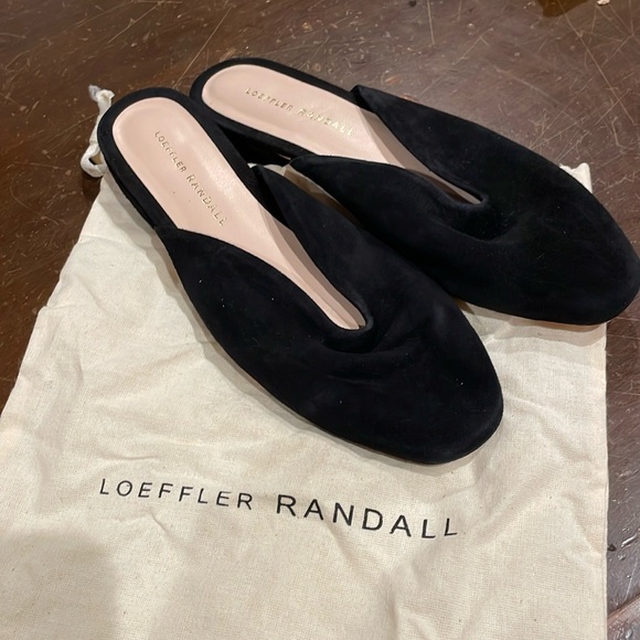 Loeffler Randall Shoes - LOEFFLER RANDALL Women's Driving Style Flat Mule Size 7 B In Black